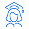Grad student icon